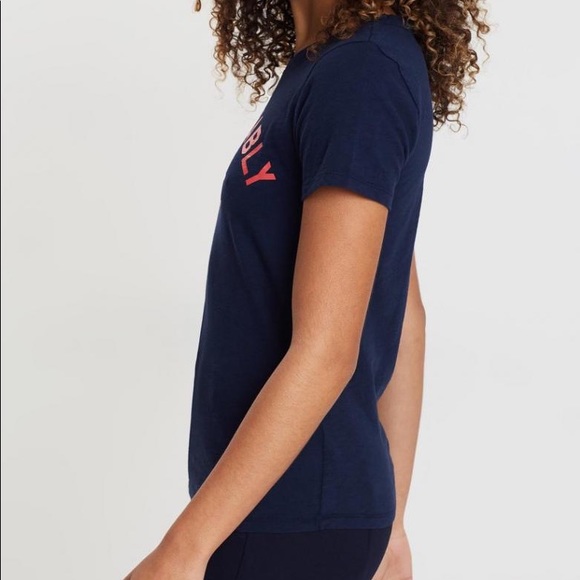 💎J Crew navy blue Fashionably Late T-shirt - Picture 5 of 11